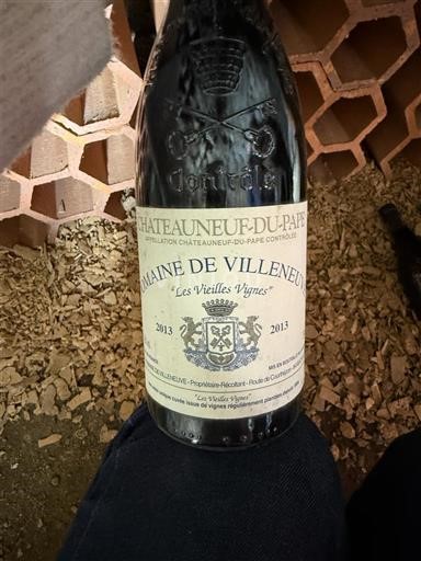 Valea Ronului Châteauneuf-du-Pape Domaine Villeneuve Les Vieilles Vignes 2013