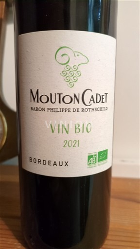 Bordeaux Mouton Cadet Vin Bio 2021