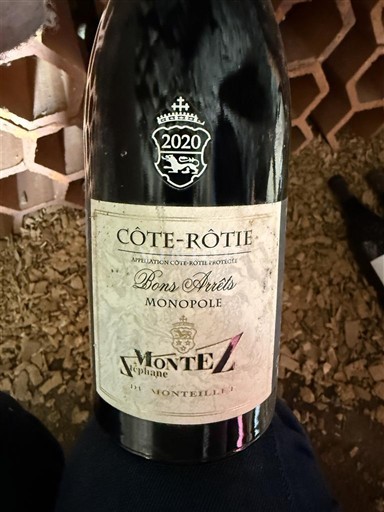 Rhône-dalen Côte-rôtie Domaine Montez Bons Arrêts Monopole 2020