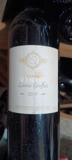 Bordeaux Saint-Émilion Grand Cru Léonie Gruffaz 2019