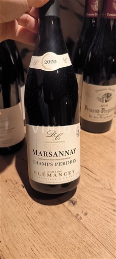 Burgundy Marsannay Domaine Clémancey Champs Perdrix 2020