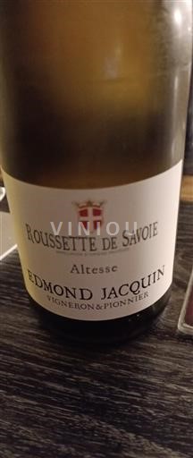 Savoia și Bugey Roussette-de-Savoie Edmond Jacquin 2025