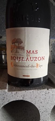 Rhônen laakso Châteauneuf-du-Pape Mas de Boislauzon 2017