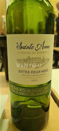 Bordeaux Entre-deux-mers Domaine Bourdieu Sainte Anne 2023