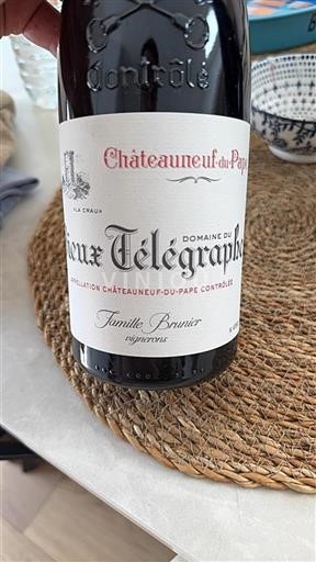 Valle del Ródano Châteauneuf-du-Pape. Domaine du Vieux Télégraphe La Crau Sin añada