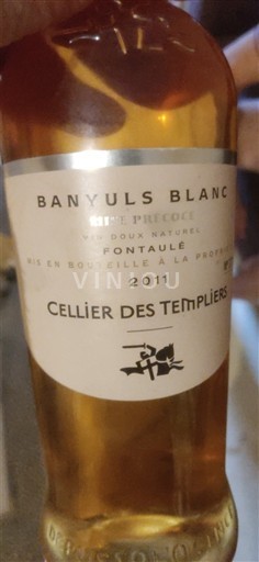 Roussillon Nespecificat Cellier des Templiers Fontaulé 2011