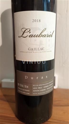 Lounais-Ranska Gaillac L'aubarel Duras 2018
