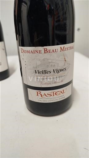 Valea Ronului Rasteau Domaine Beau Mistral Vieilles Vignes Nemilésimat