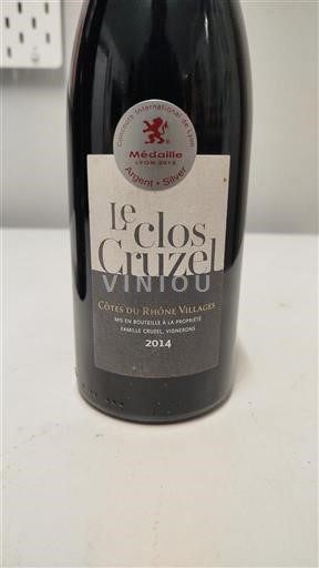 Valle del Ródano Côtes del Ródano Pueblos Le Clos Cruzel 2014