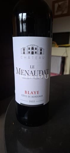 Bordeaux Blaye-Côtes-de-Bordeaux Château Le Menaudat 2022
