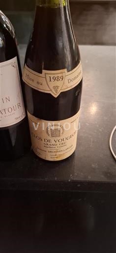Bourgogne Clos-de-vougeot Grand Cru Domaine Lamarche 1989