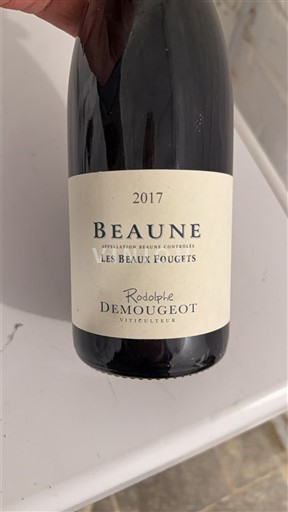 Burgundsko Beaune Rodolphe Demougeot Les Beaux Fougets 2017