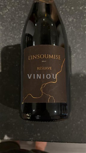 Champaña Champán L'Insoumise Réserve Sin añada