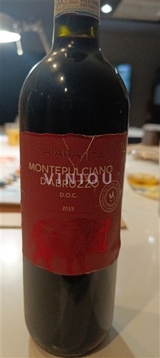 Abruzzo Montepulciano d'Abruzzo Chiaratta 2019