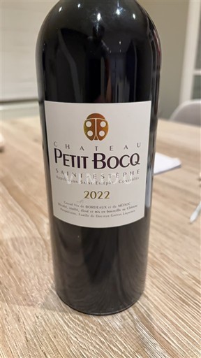 Bordeaux Saint-Estèphe Château Petit Bocq 2022