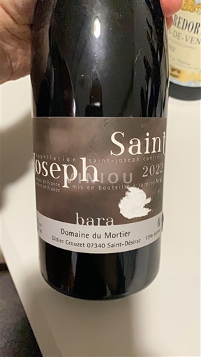 Rona dolina Saint-Joseph Domaine Mortier bara 2022