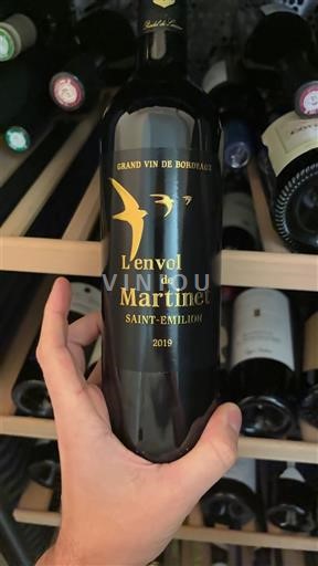 Bordeaux Saint-Émilion Martinet L'envol de Martinet 2019