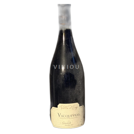 Vin Rouge sec Villa Erg 2017 France Vallée du Rhône Vacqueyras AOC