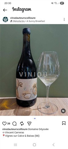 Roussillon Côtes-du-Roussillon Domaine Odyssée Itaca 2022