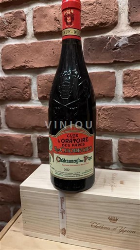 Vallée du Rhône Châteauneuf-du-pape Clos de l'Oratoire des Papes Les Choregies 2012
