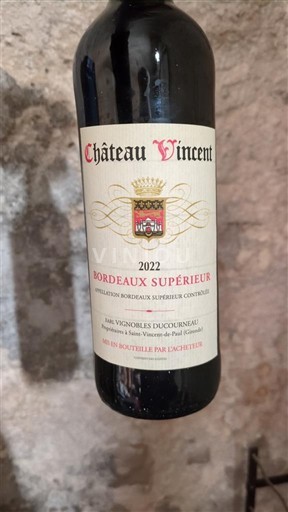Bordeaux Bordeaux superior Château Vincent 2022