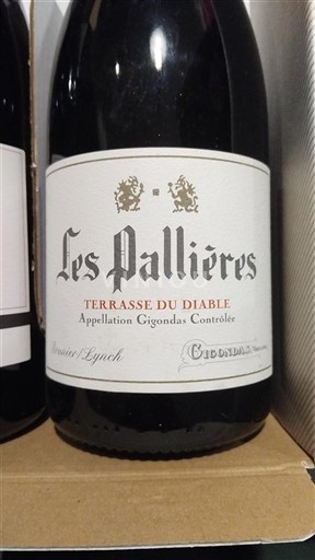 Rhônedalen Gigondas Les Pallières Terrasse du Diable 2018