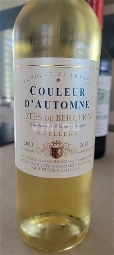 Lounais-Ranska Côtes-de-bergerac Couleur d'Automne 2023
