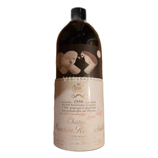 Bordeaux Pauillac Château Mouton Rothschild 1986
