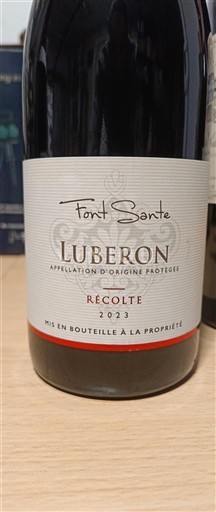 Rona dolina Luberon Les vins Pierre Rougon Font Sante 2023