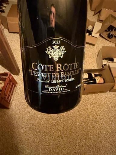 Rhône-dalen Côte-rôtie Domaine Bertrand David L'Esprit de Famille - Les Moutonnes 2023