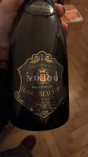 Champaña Champán Grand Cru Herbert Beaufort 2011