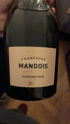 Champaña Champán Mandois Victor Brut Rosé 2012