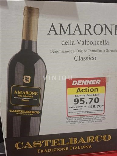 Véneto Amarone della Valpolicella Castelbarco Classico Sin añada