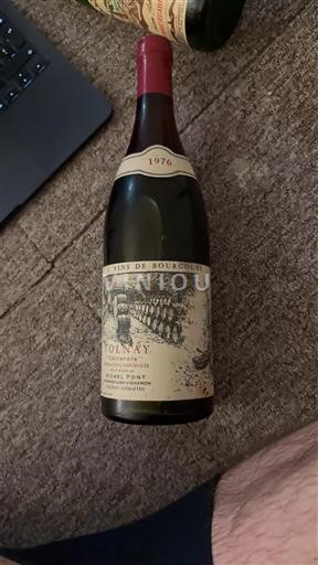 Burgundi Volnay Michel Pont 1976