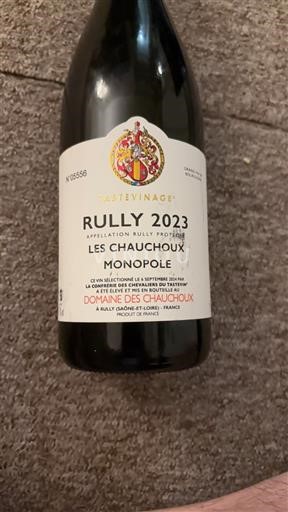 Borgonha Rully Domaine S Chauchoux Les Chauchoux Monopole 2023