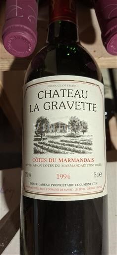 Lounais-Ranska Côtes-du-Marmandais Château La Gravette 1994