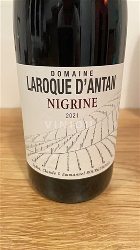Sud-Vest Cahors Domaine Laroque d'Antan Nigrine 2021