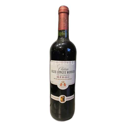 Bordéus Médoc Château Segue Longue Monnier 2007
