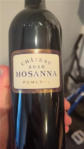 Bordeaux Pomerol Château Hosanna 2020