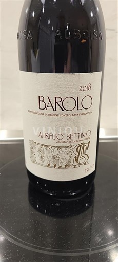 Piemonte Barolo Aurelio Settimo 2018