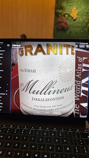 Regiunea de coastă Swartland Mullineux Granite 2022