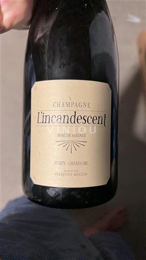 Champaña Champán Grand Cru Sébastien Mouzon L'incandescent Sin añada