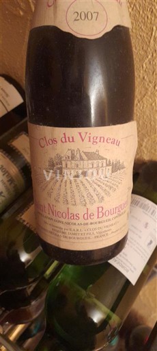 Valle del Loira Saint-Nicolas-De-Bourgueil Clos du Vigneau 2007