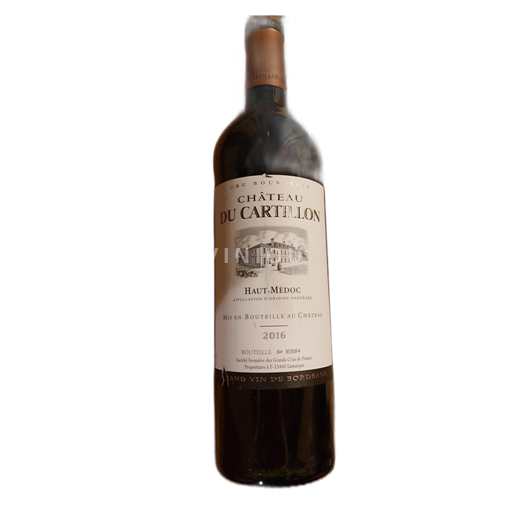 Bordeaux Haut-Médoc Château du Cartillon 2016