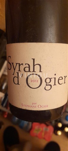 Alpi și Țara Rodanezilor Dealurile Rodiene. Stéphane Ogier Syrah d’Ogier 2012