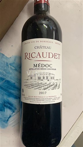 Bordeaux Médoc Château Ricaudet 2017