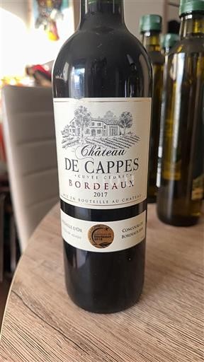 Bordeaux Château Cappes Cédric 2017