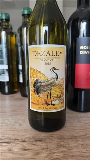 Vaud Dézaley Grand Cru Grand Cru Hegg & Fils - Epesses La Grive 2018