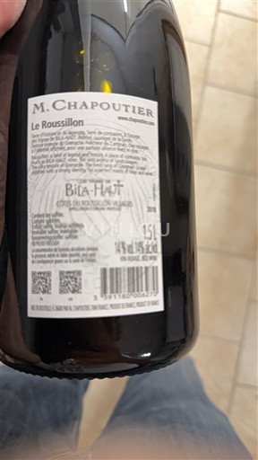 Roussillon Côtes du Roussillon Villages M. Chapoutier Bila-Haut 2018