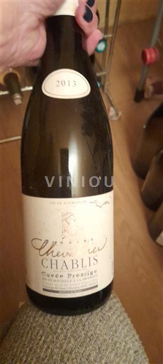 Burgundi Chablis Alain Geoffroy Prestige 2013